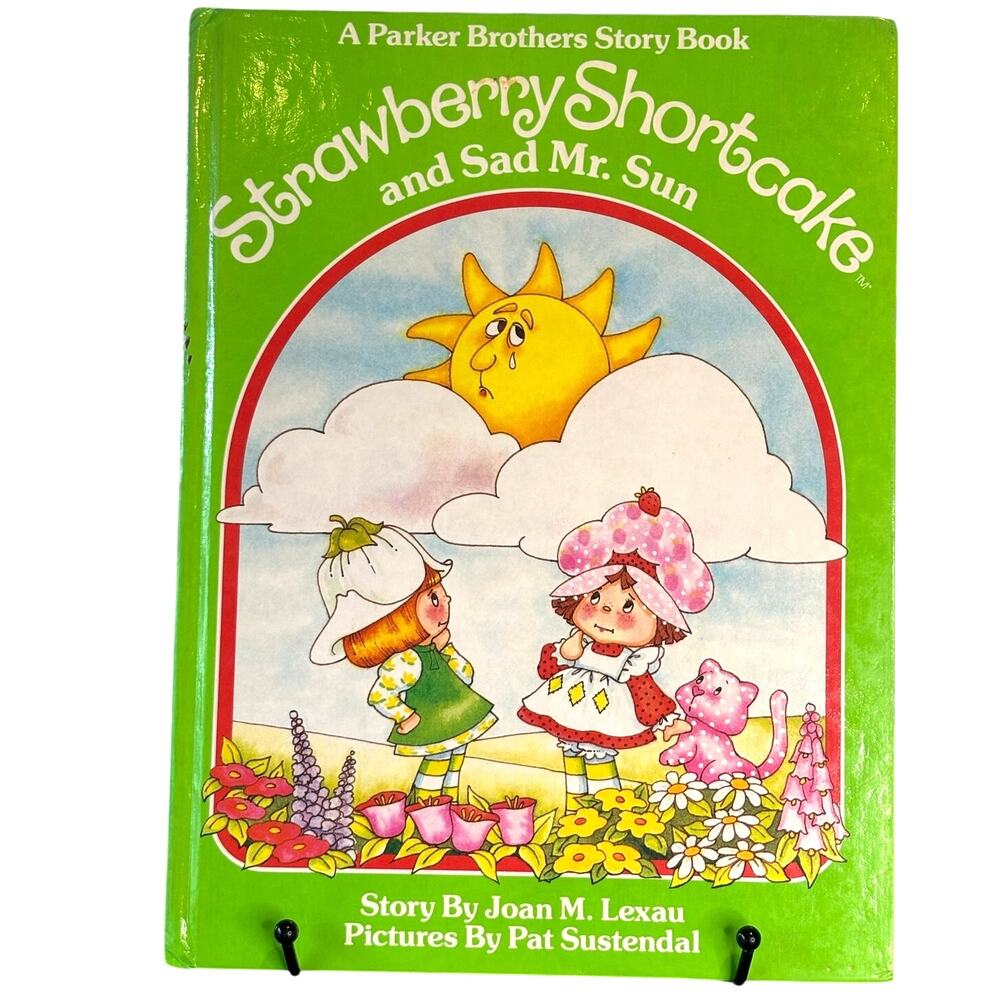 Vintage 1983 First Ed. Strawberry Shortcake, Sad Mr. Sun, Hardcover